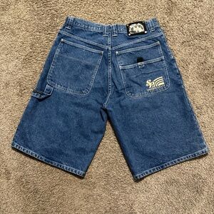 South Pole Dark Blue Jean Shorts for Men